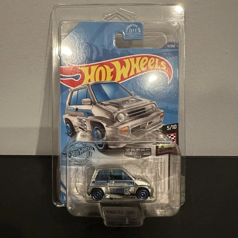 Hot Wheels Honda City Turbo II Lot Of 4 ZAMAC JDM Variations w/ Protector Case A